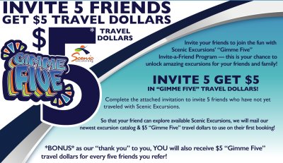 GIMME 5 - INVITE 5 FRIENDS