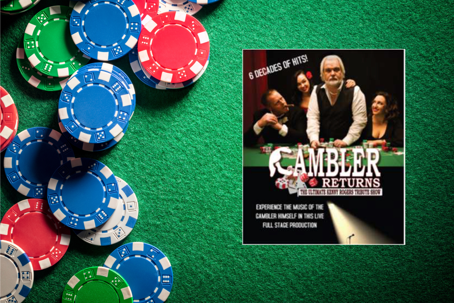 \"THE GAMBLER RETURNS\" - Kenny Rogers Tribute - GROUPS 30+