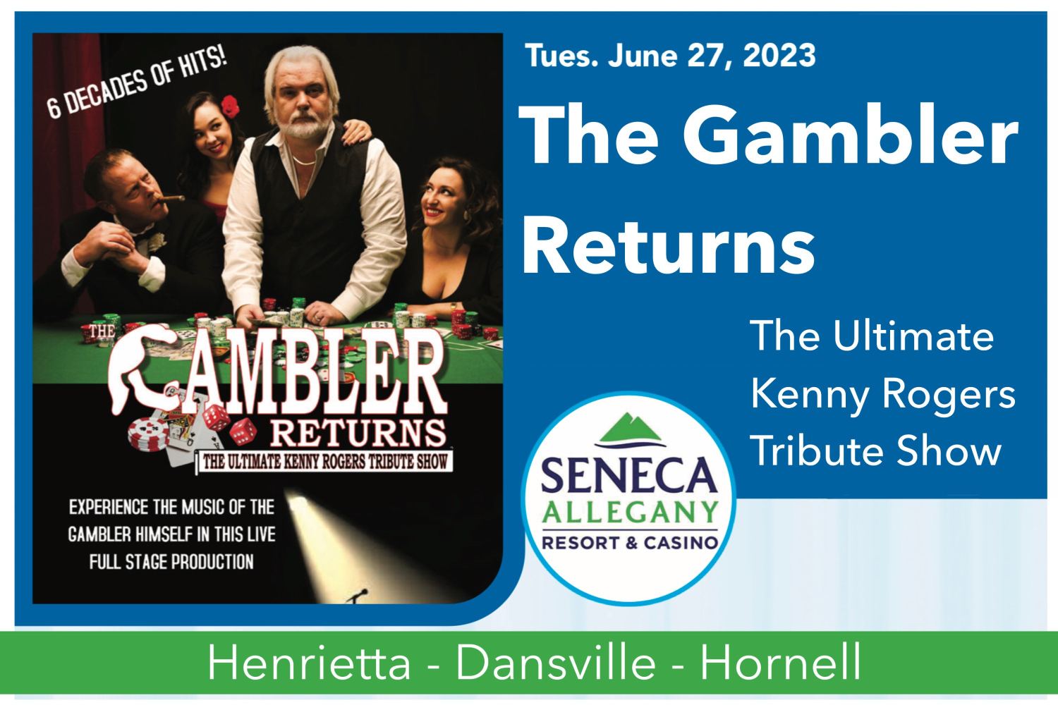 The Gambler Returns at SAC - Tues., June 27, 2023