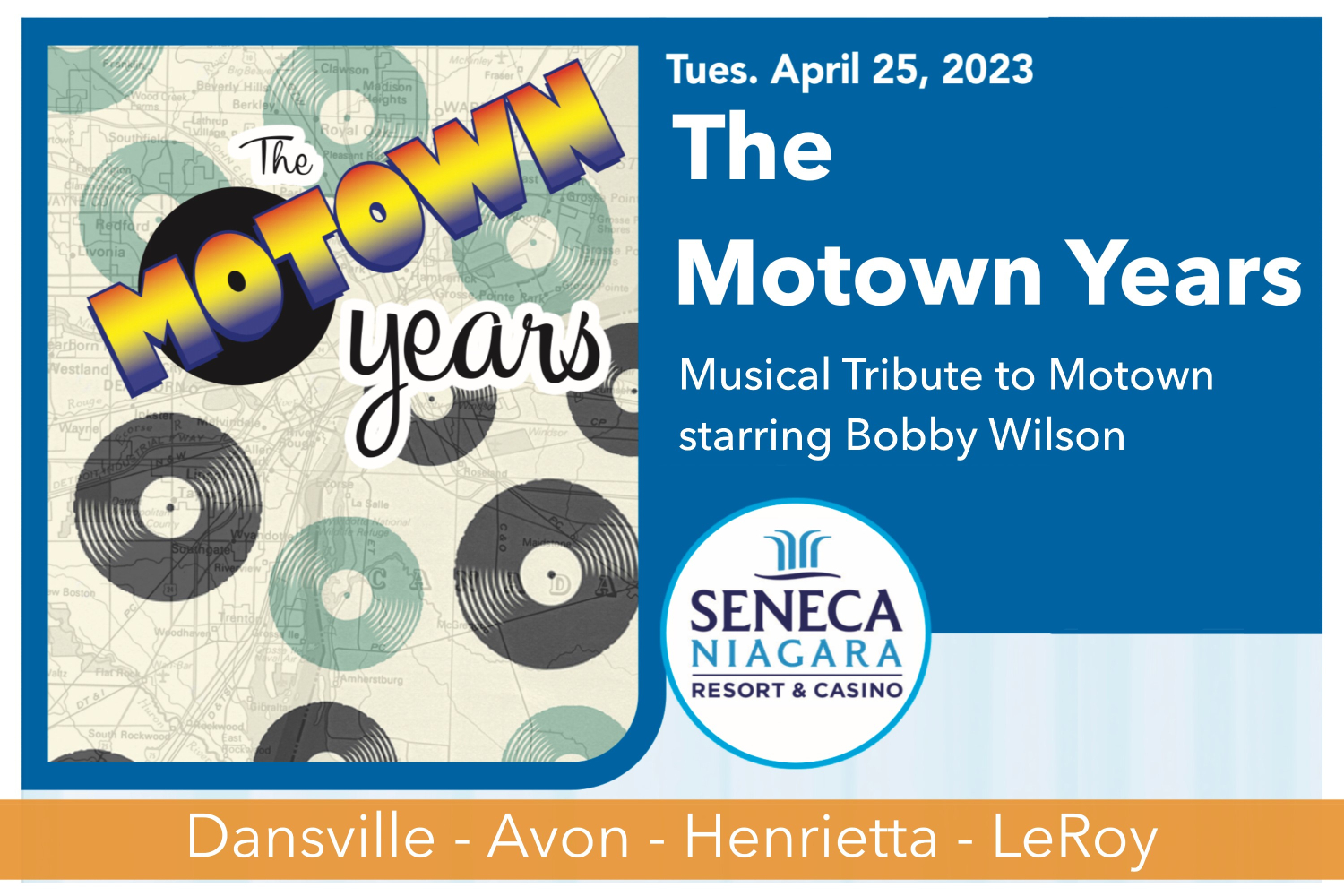 The Motown Years at SNC - Tues., April 25, 2023