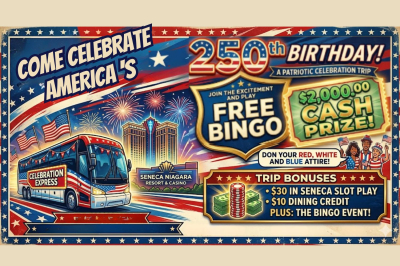 Red, White, & Bingo at Seneca Niagara - Weds., July 15, 2026