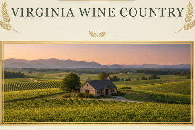 Virginia Wine Country - Thur., Oct. 8 - Sat., Oct. 10, 2026 Virginia Wine Country - Thur., Oct. 8 - Sat., Oct. 10, 2026