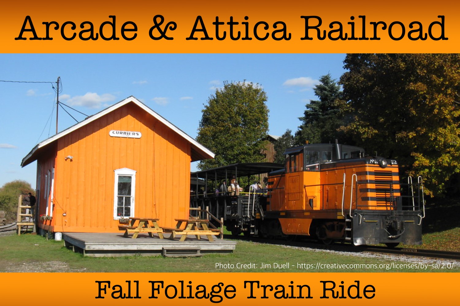 Arcade & Attica Railroad - Weds., October 7, 2026 [ARCA100726R] - $184. ...
