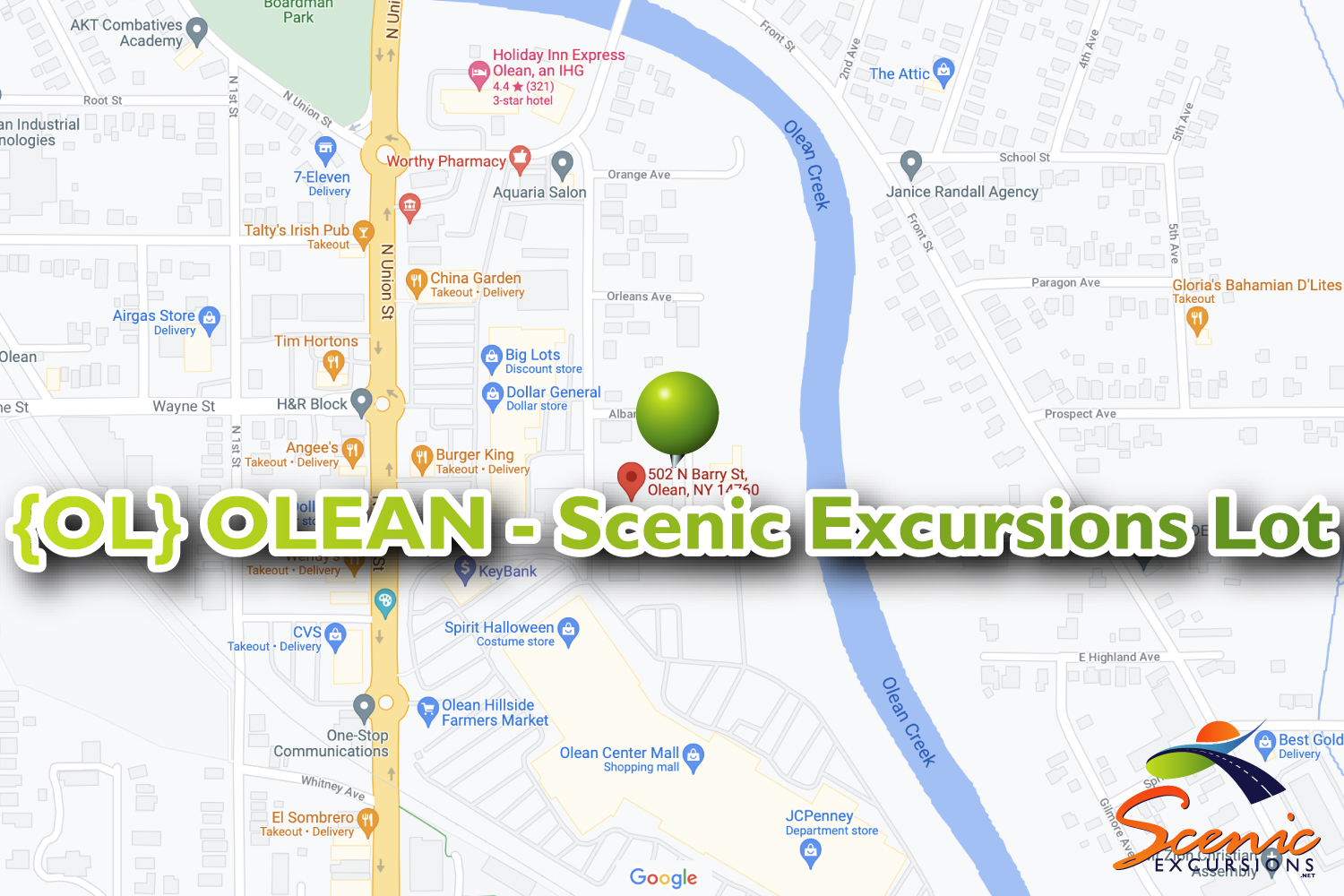 {OL} OLEAN - Scenic Excursions
